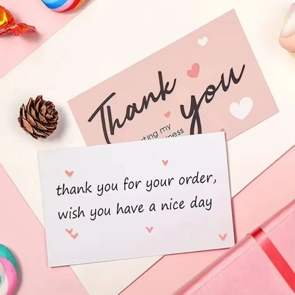 50pcs Exquisite “Thank You” Cards - Perfect for your small Business